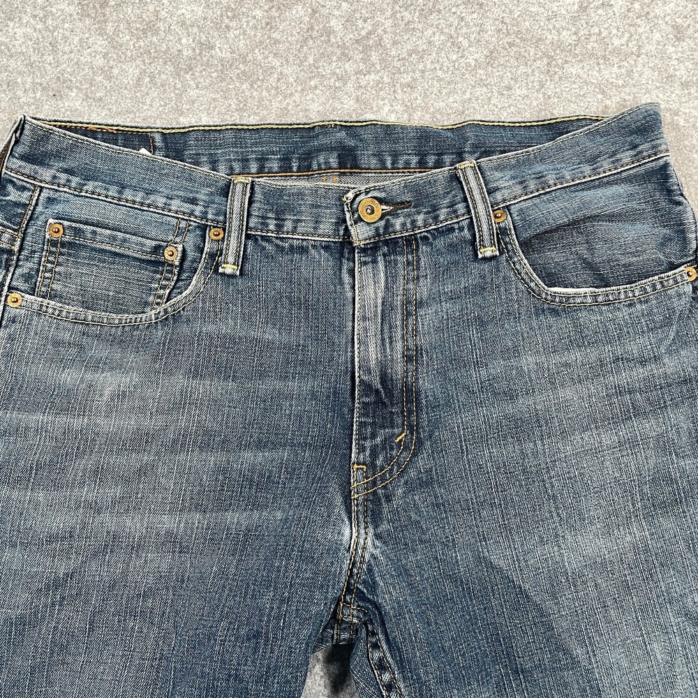 Levi's Mens 569 Loose Straight Jeans 34x32 Blue Denim Relaxed Fit Classic